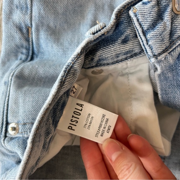 PISTOLA bobbie ankle mid rise loose carpenter jeans - Picture 8 of 9